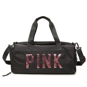 New Cheap Sequins pink Gym Bag For Women